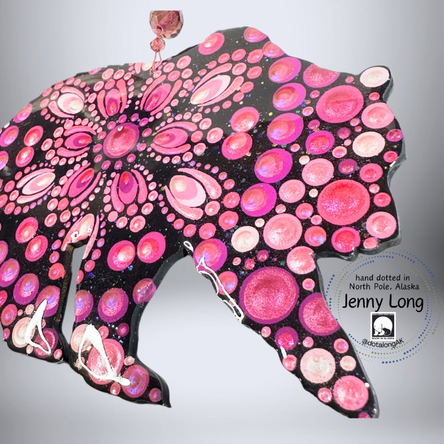 Grizzly Ornament-Painted to Order