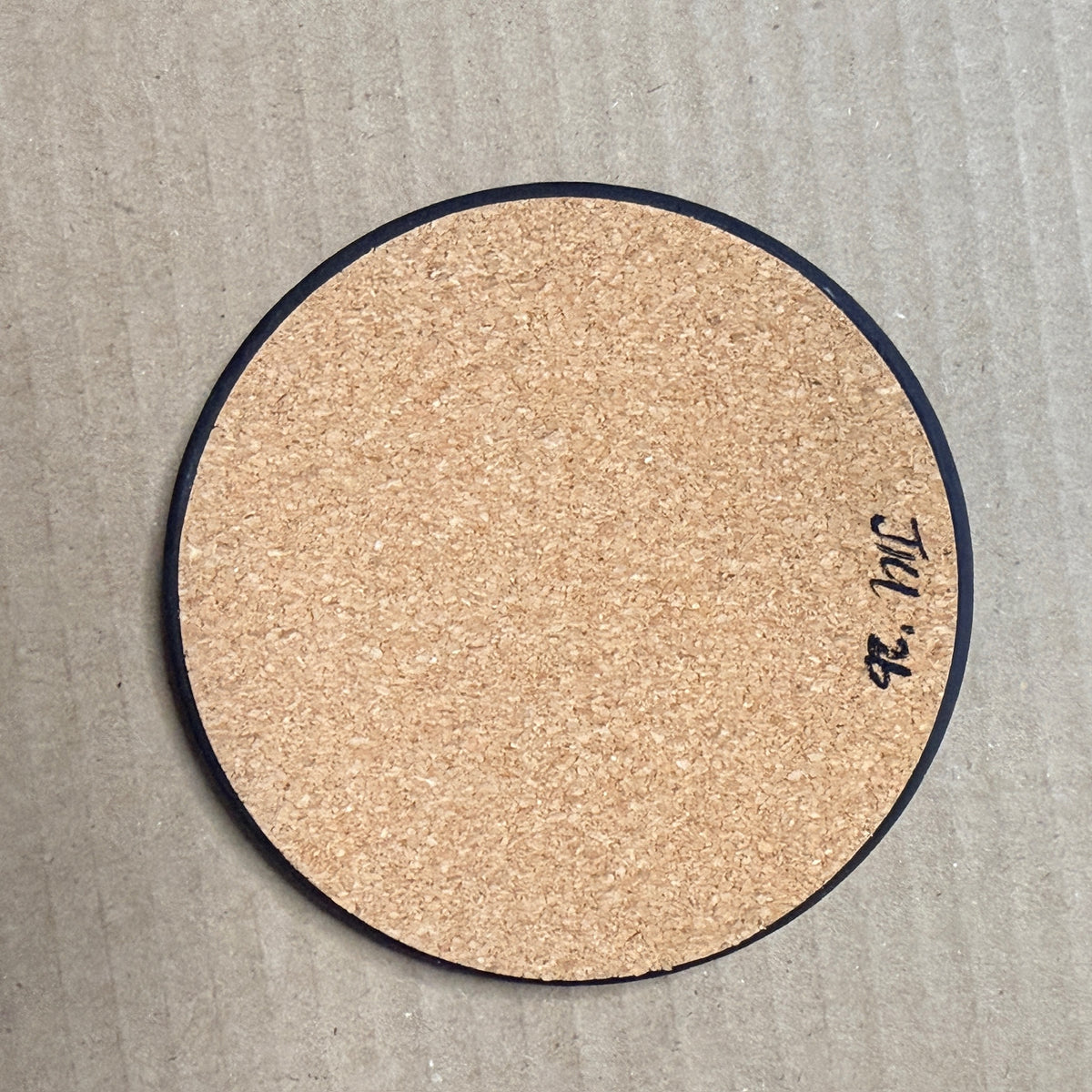 Wood 4 inch Circle Coaster - Glacier Bay