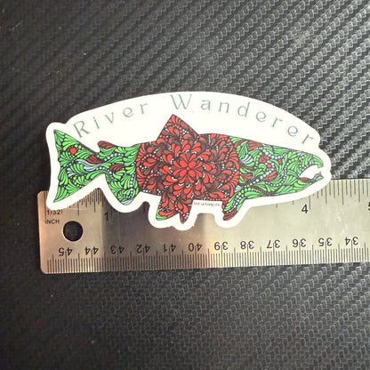 4.25" Salmon: River Wanderer