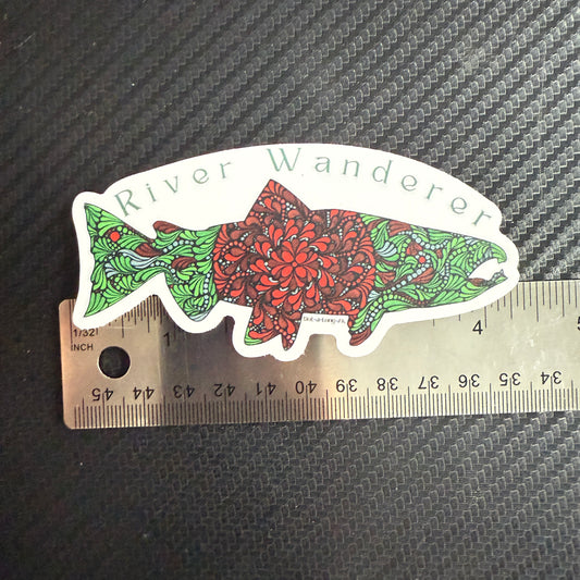 4.25" Salmon: River Wanderer