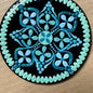 Wood 4 inch Circle Coaster - Glacier Bay