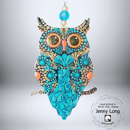 Owl Ornament-Painted to Order