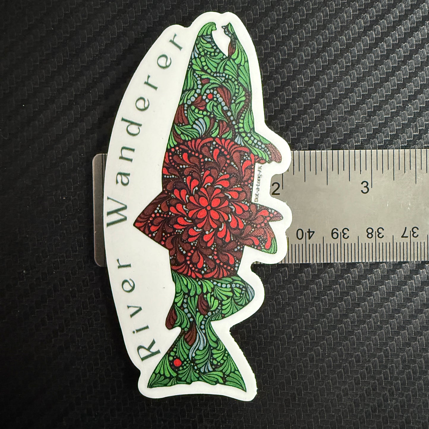 4.25" Salmon: River Wanderer