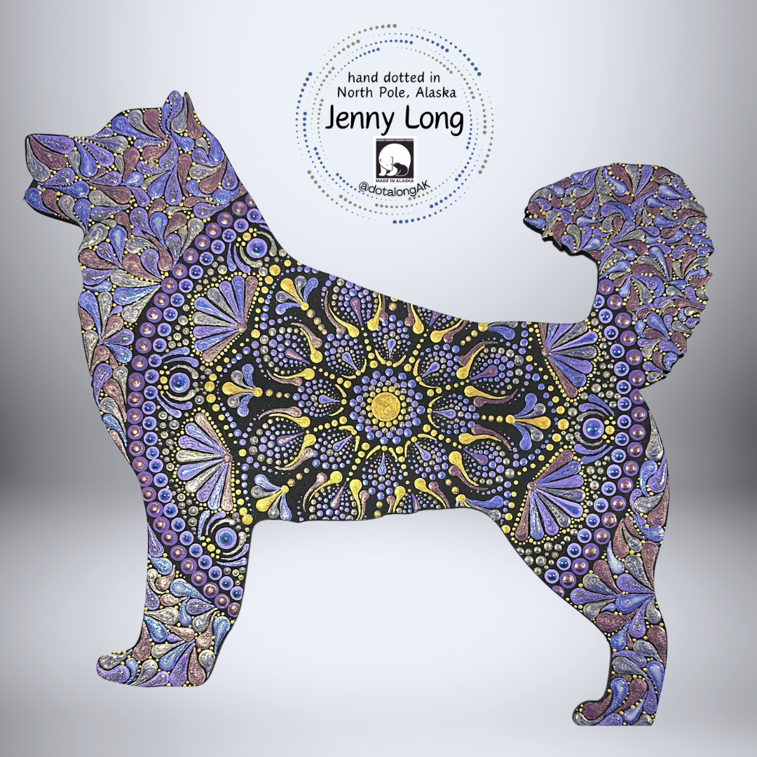 Husky Ornament-Painted to Order