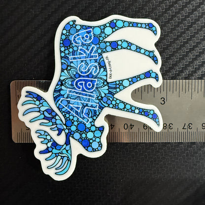 3.25" ALASKA Moose Sticker