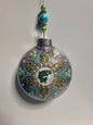 Salmon Glittered Ornament