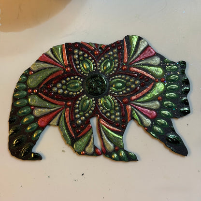 Grizzly Ornament-Painted to Order