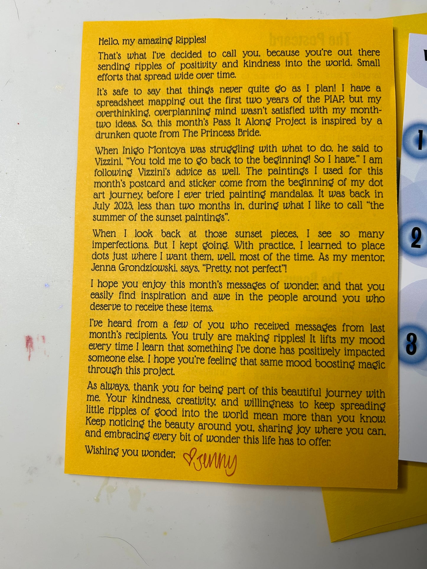 2 & 2 PASS IT ALONG PROJECT SUBSCRIPTION