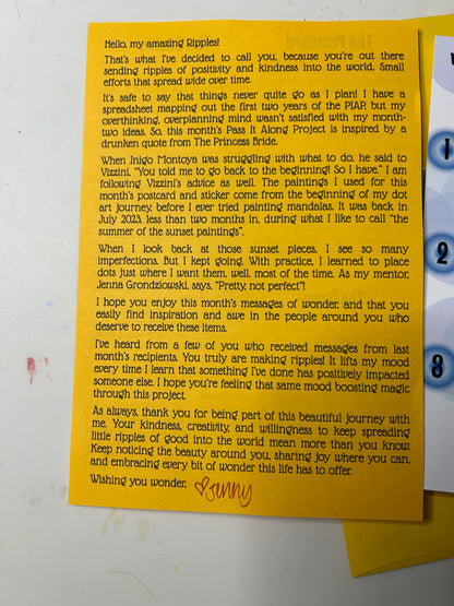 2 & 2 PASS IT ALONG PROJECT SUBSCRIPTION