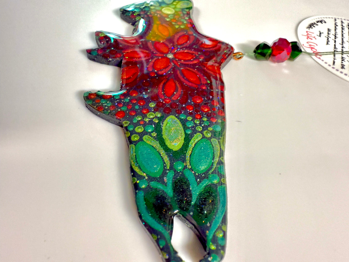 Salmon (Spawning) Ornament-Painted to Order