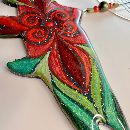 Salmon (Spawning) Ornament-Painted to Order