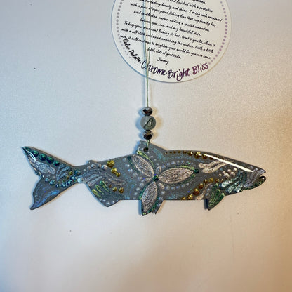 Salmon (Chrome) Ornament-Painted to Order