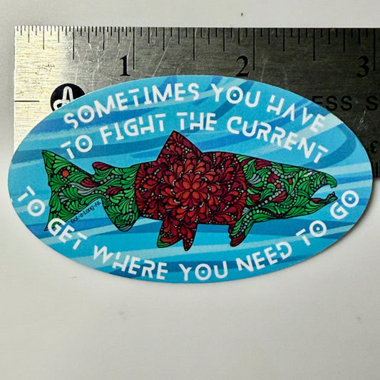 3" Salmon: Sometimes You Have to fight the current...