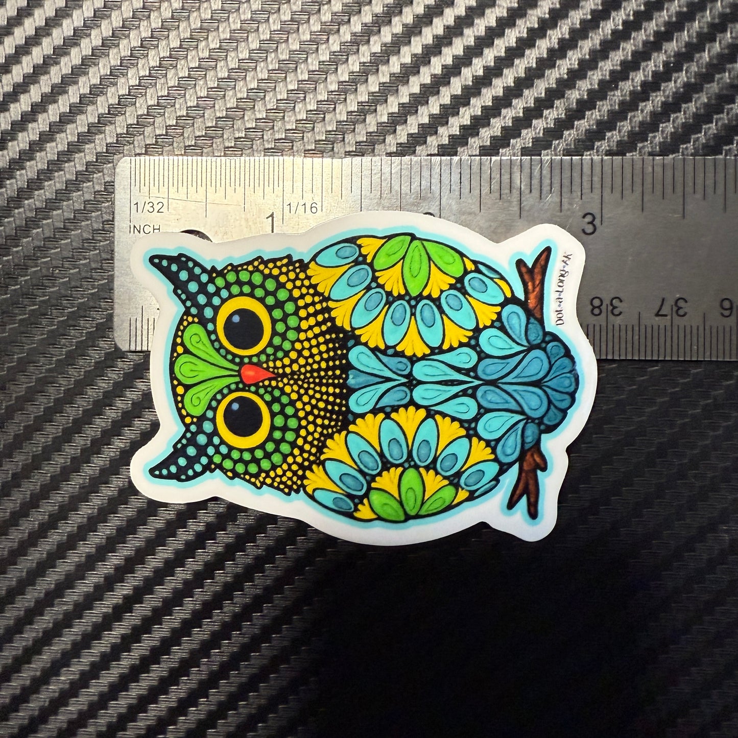 3" Owl Sticker
