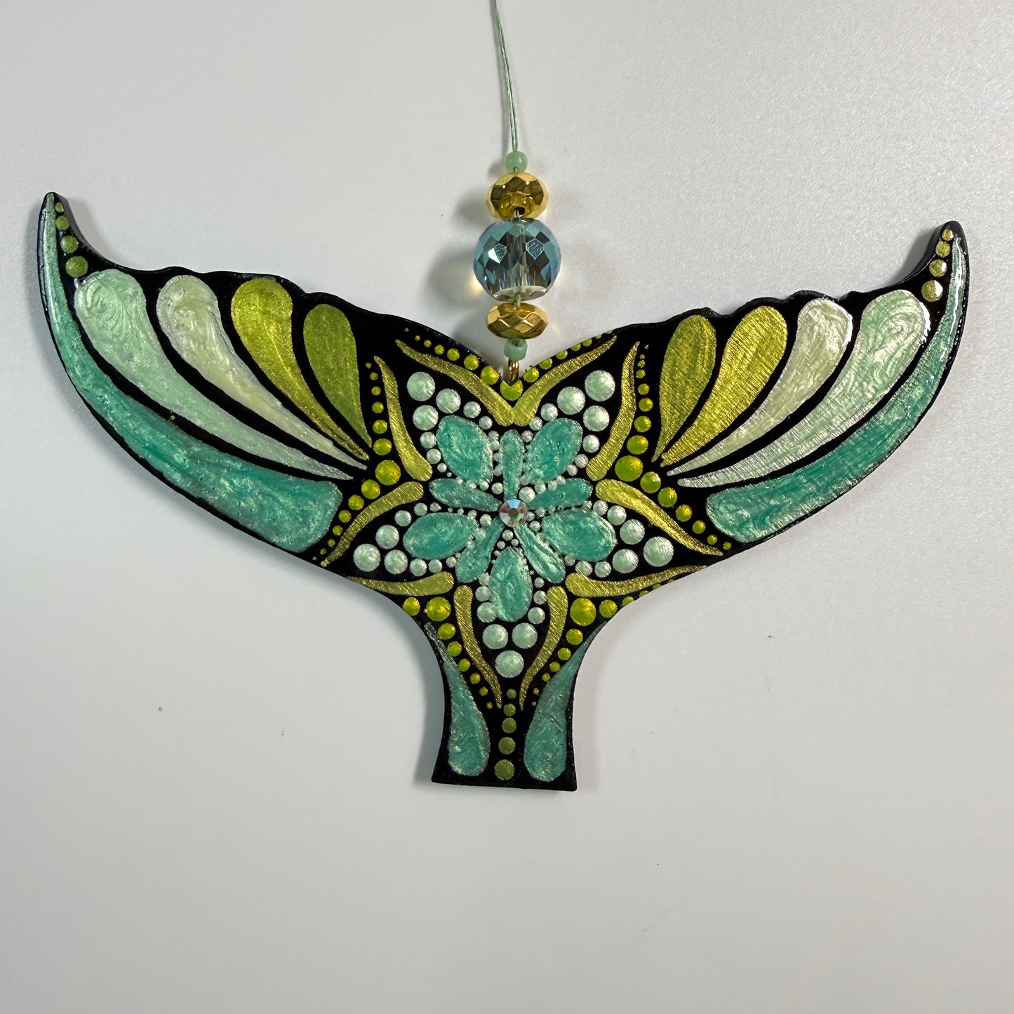 Whale Tail Ornament