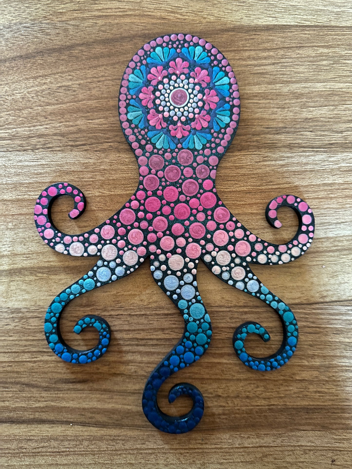10 inch Octopus Wall Art