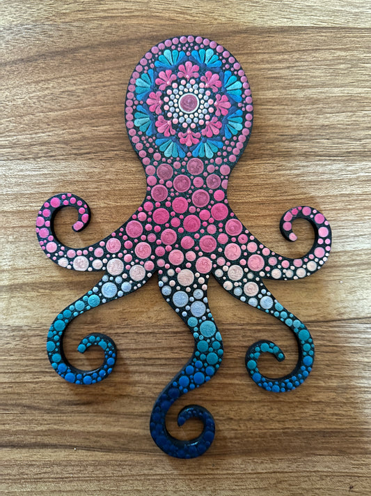 10 inch Octopus Wall Art