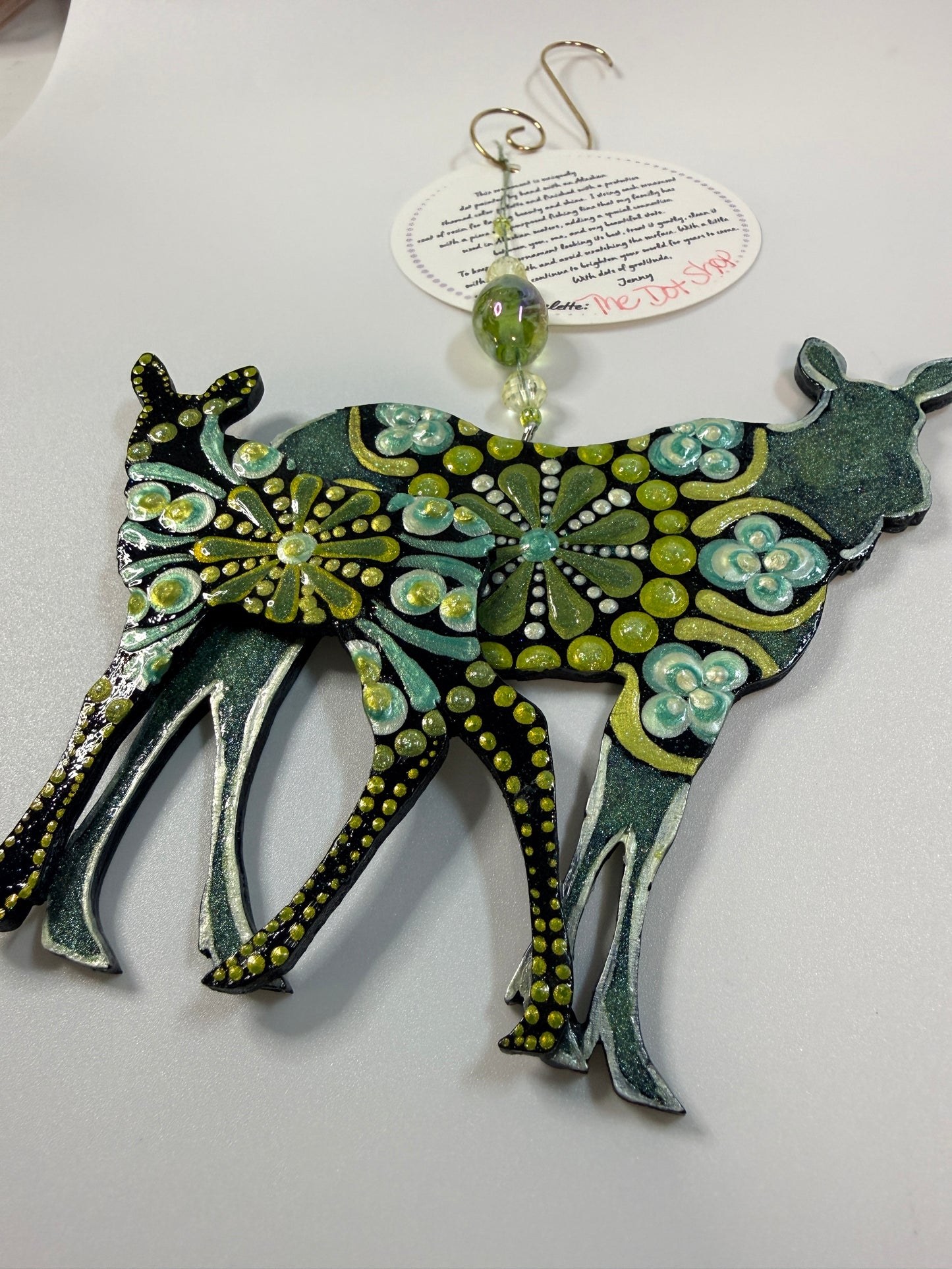 Cow & Calf Moose Ornament