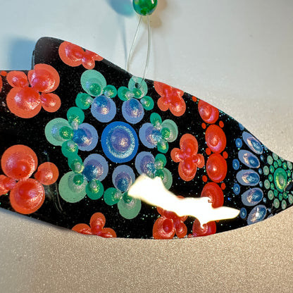 Salmon (Spawning) Ornament-Painted to Order