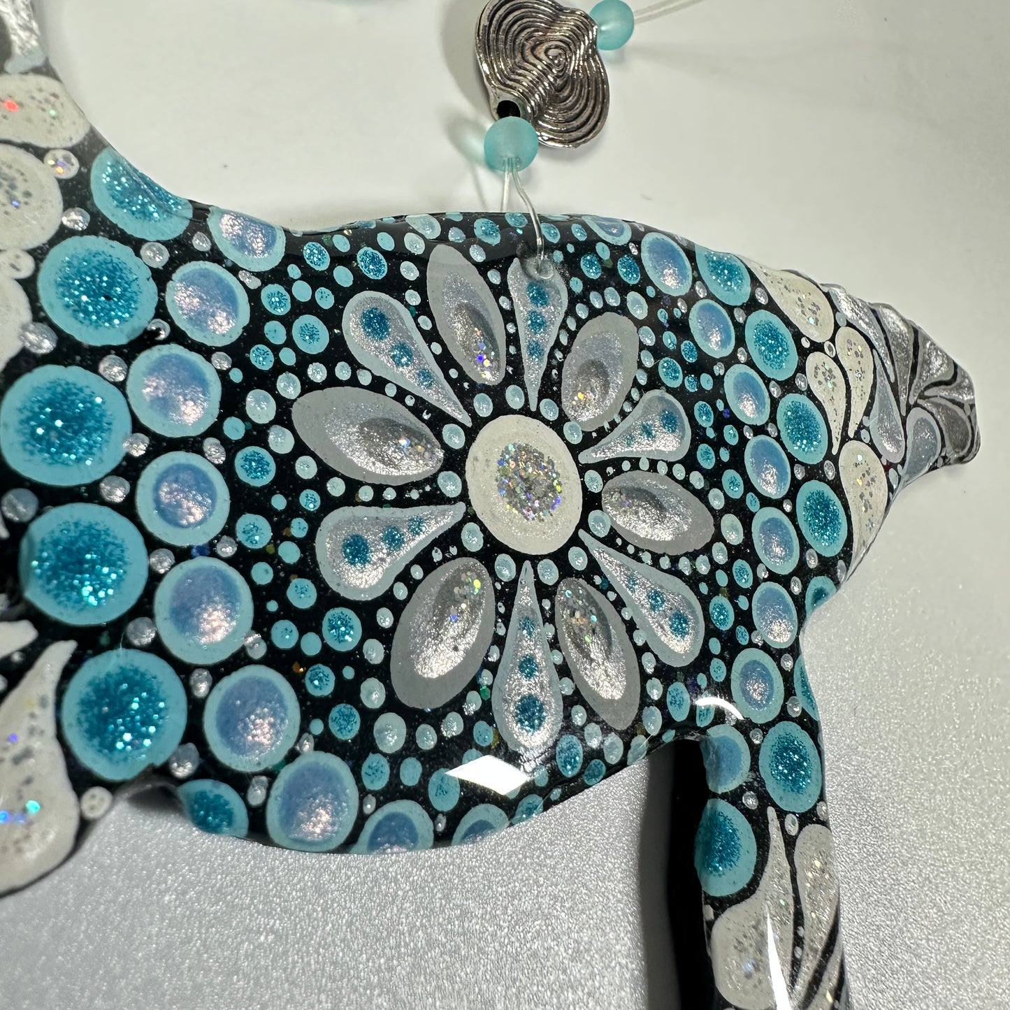 Humpback Whale Ornament-Painted to Order