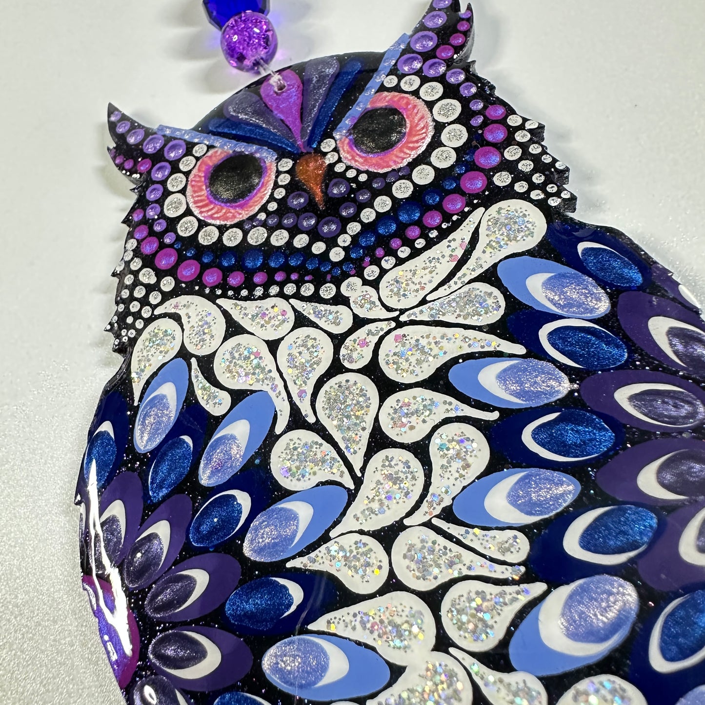 Owl Ornament-Painted to Order