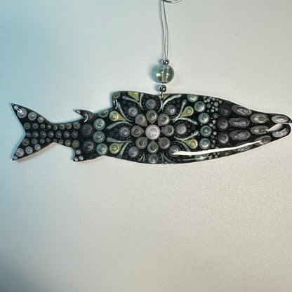 Salmon (Spawning) Ornament-Painted to Order