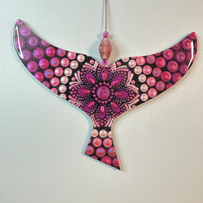Whale Tail Ornament-Painted to Order