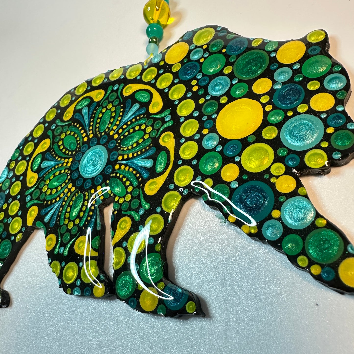 Grizzly Ornament-Painted to Order