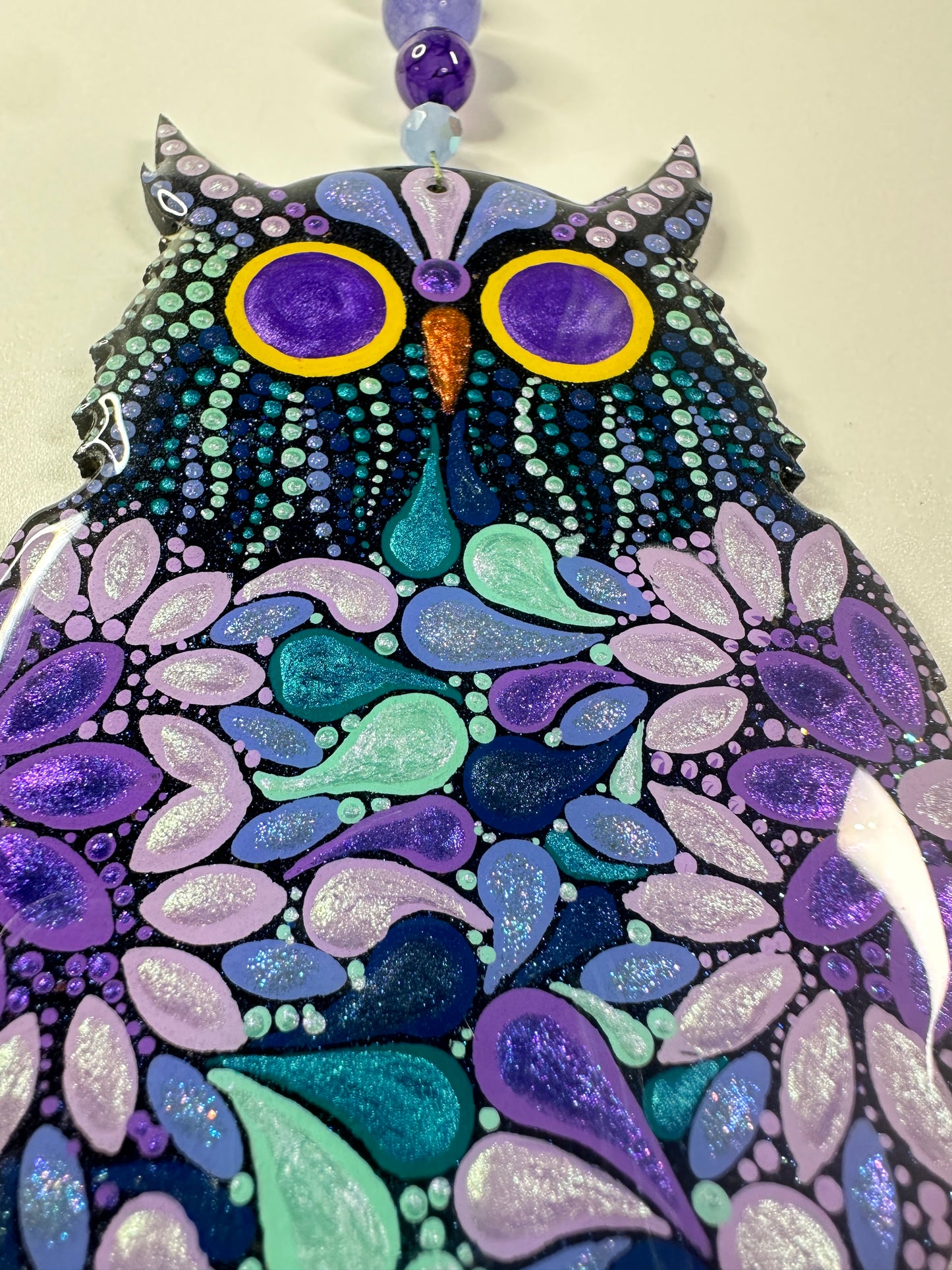 Owl Ornament-Painted to Order