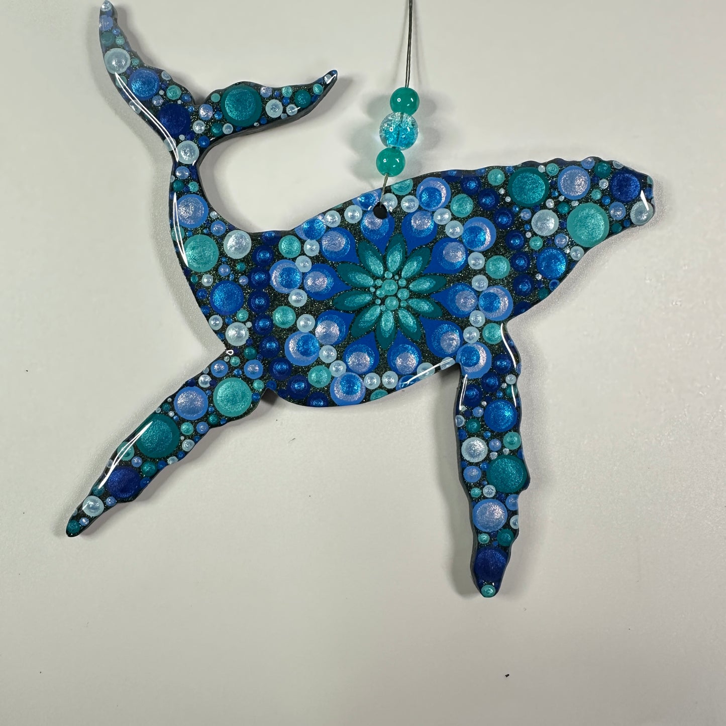 Humpback Whale Ornament-Painted to Order