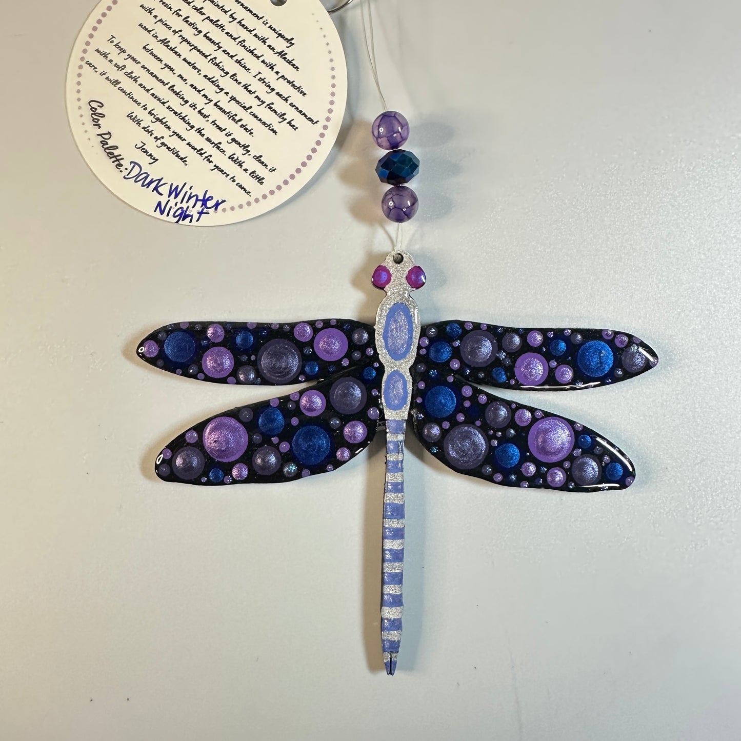 Dragonfly Ornament-Painted to Order