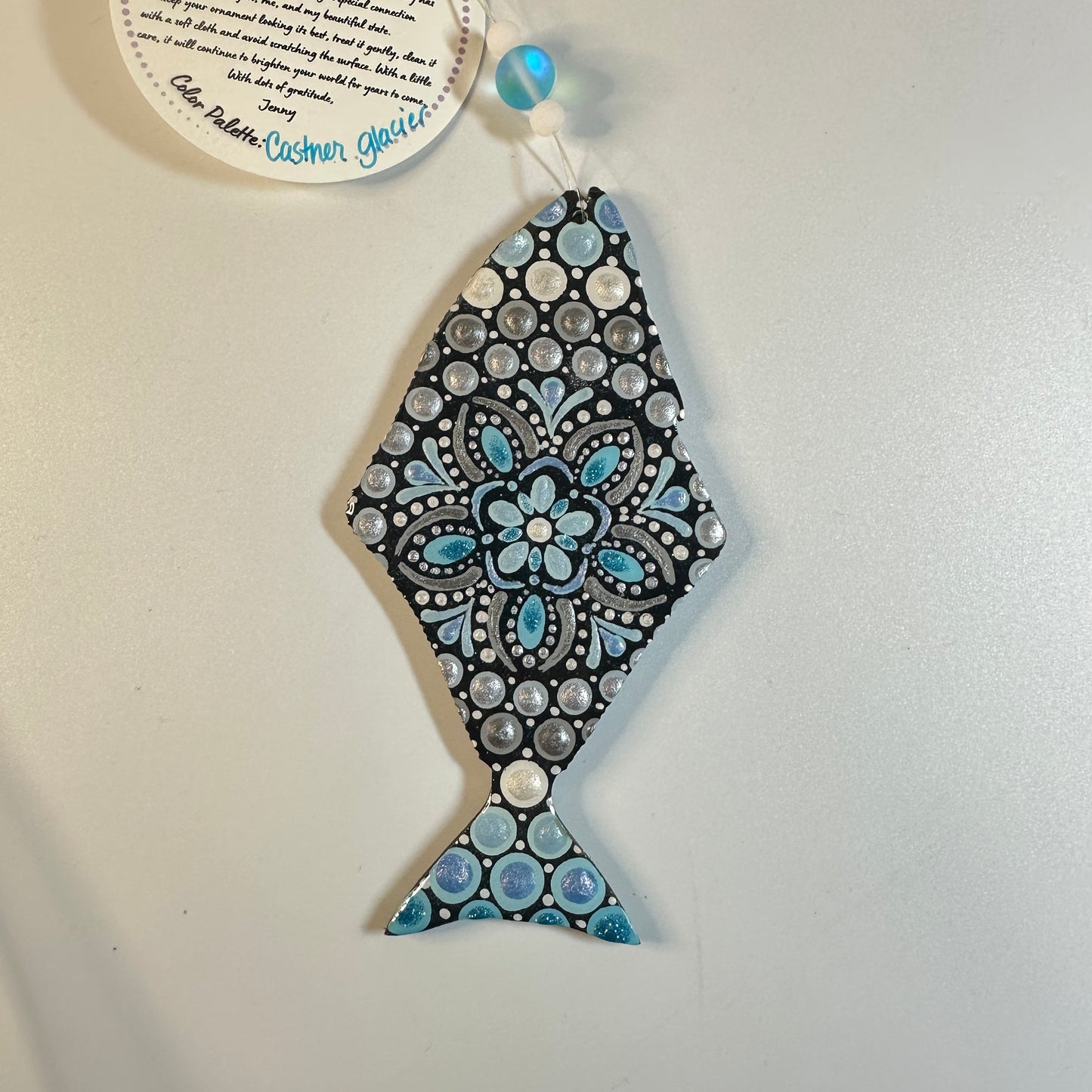 Halibut Ornament Painted to Order