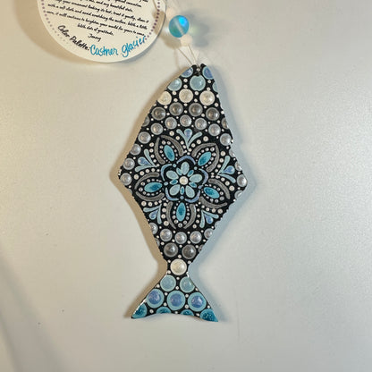 Halibut Ornament Painted to Order