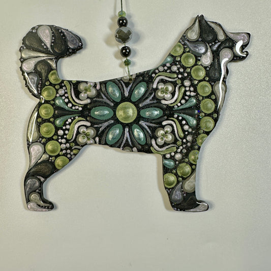 Husky Ornament-Painted to Order