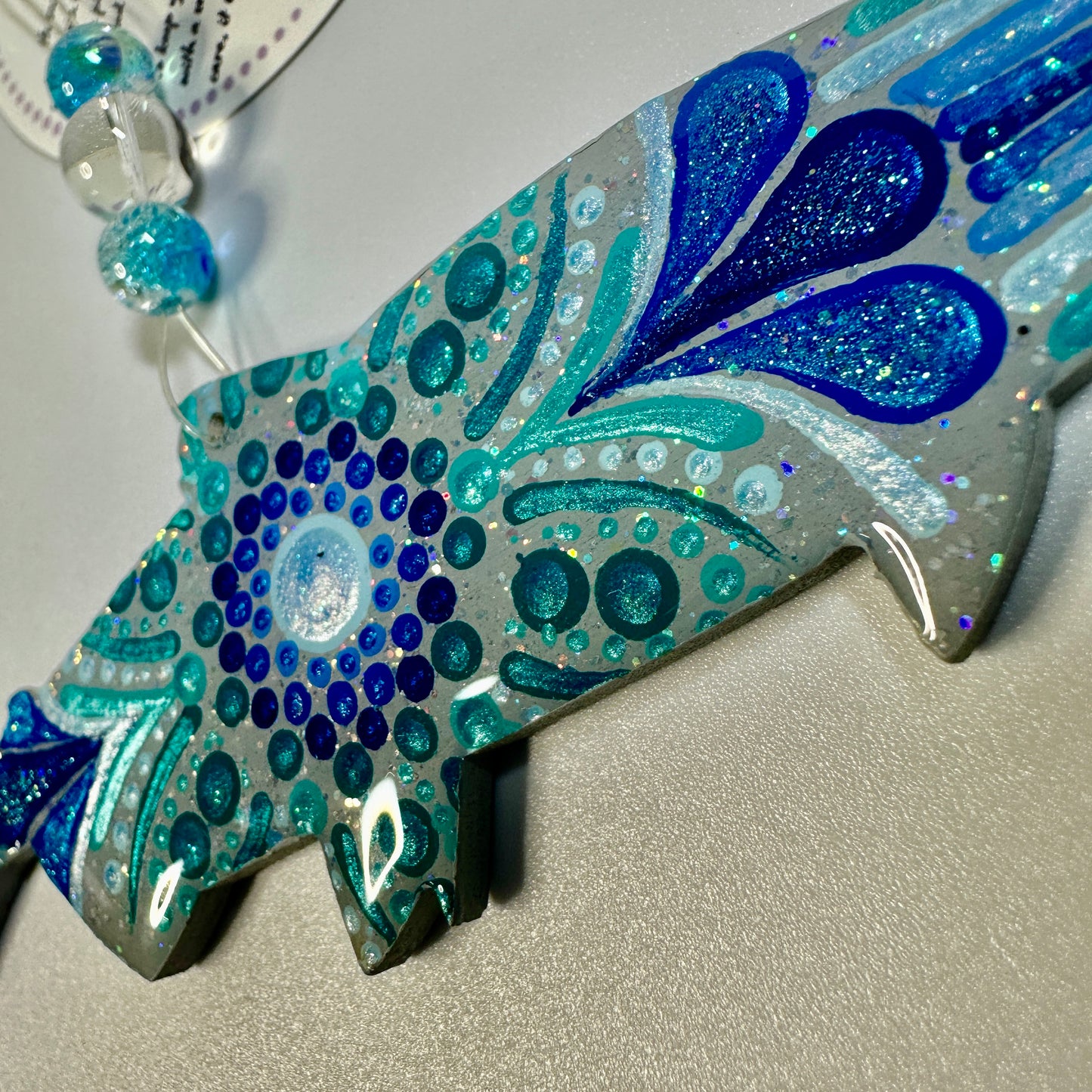 Salmon (Chrome) Ornament-Painted to Order