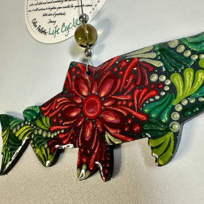 Salmon (Spawning) Ornament-Painted to Order