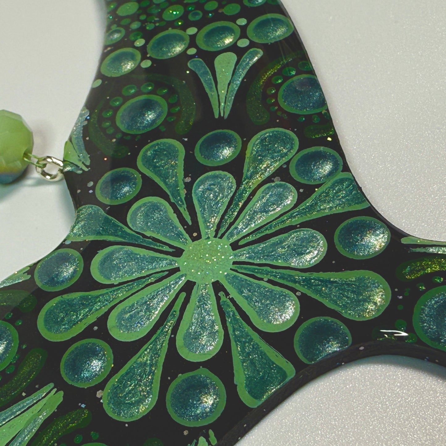 Whale Tail Ornament-Painted to Order