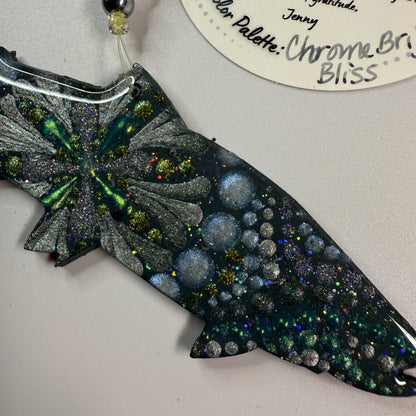 Salmon (Chrome) Ornament-Painted to Order