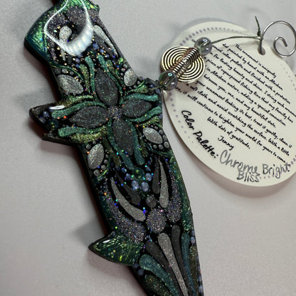 Salmon (Chrome) Ornament-Painted to Order