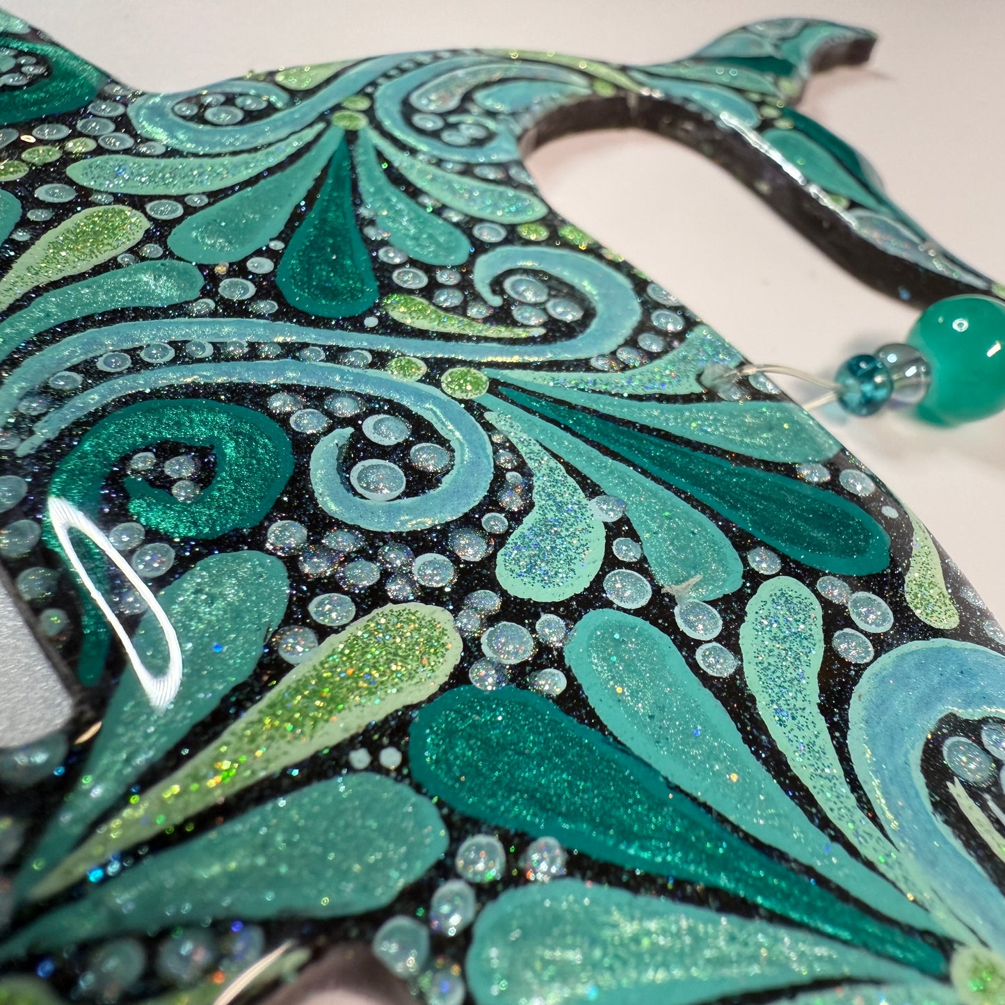 Humpback Whale Ornament-Painted to Order