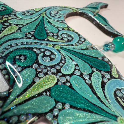 Humpback Whale Ornament-Painted to Order