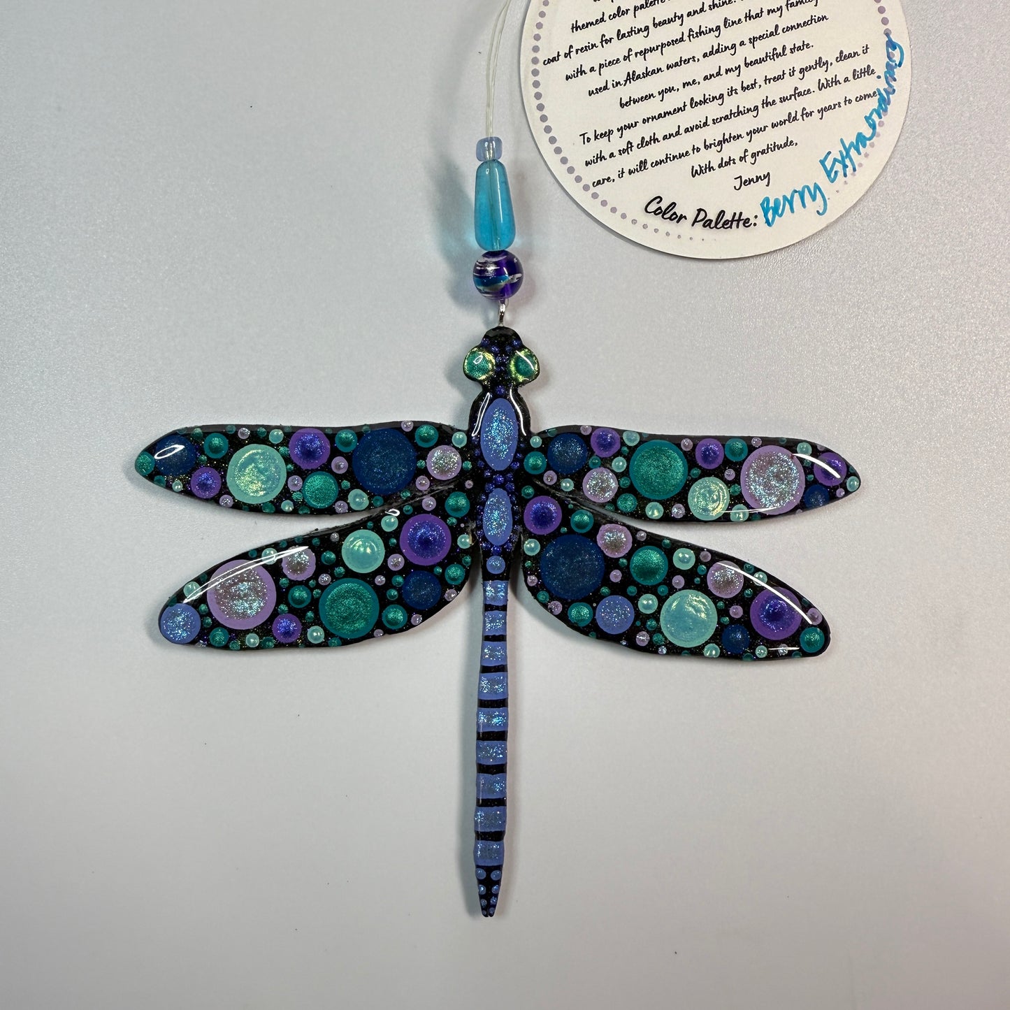 Dragonfly Ornament-Painted to Order