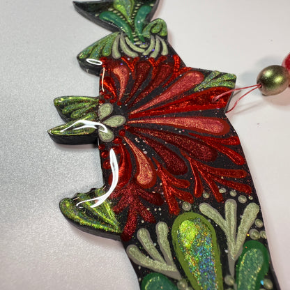 Salmon (Spawning) Ornament-Painted to Order