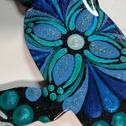 Humpback Whale Ornament-Painted to Order