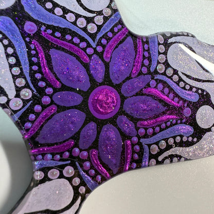 Whale Tail Ornament-Painted to Order