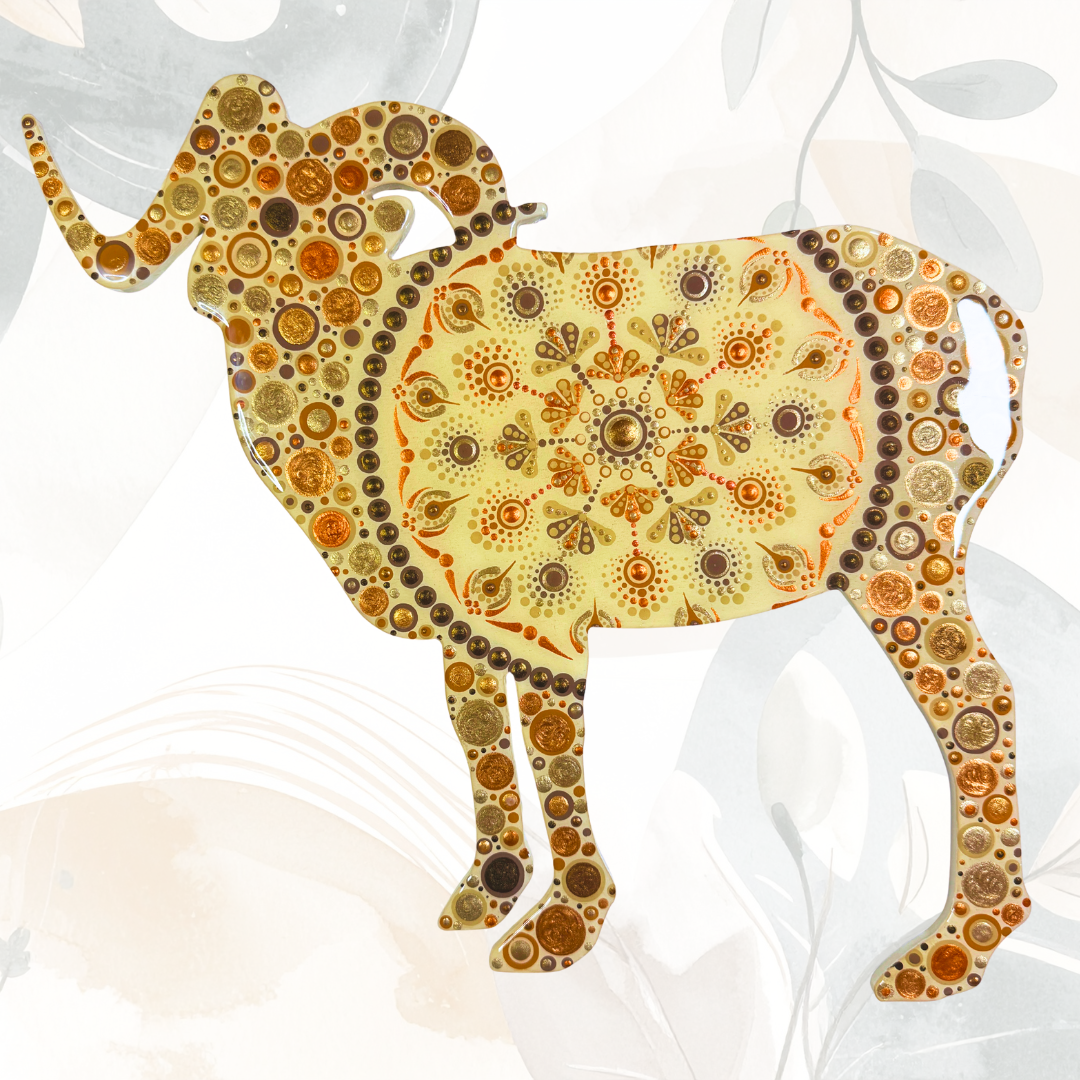 12 inch Dall Sheep Ram Wall Art